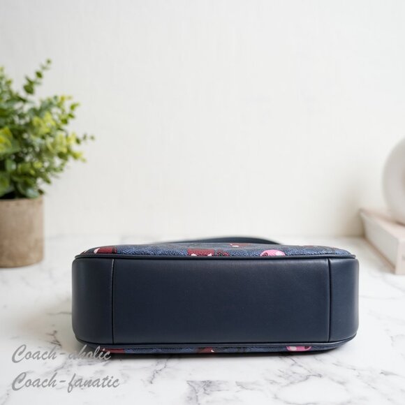 NWT Coach CY694 Teri Shoulder Bag In Signature Canvas With Cherry Print - Picture 7 of 11